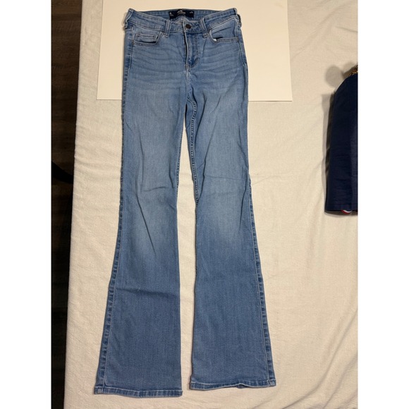 Hollister Denim - Hollister Mid-Rise Bootcut Jeans Light Wash Soft Stretch Size 0L W25L